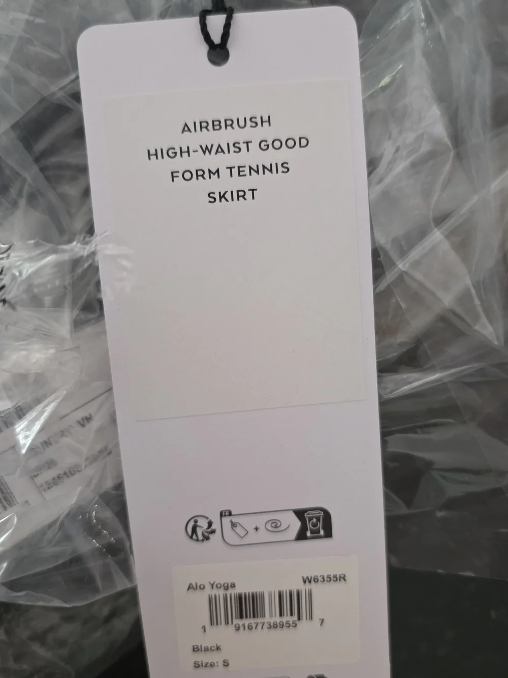ALO Yoga Black Airbrush High-Waist Tennis Skirt